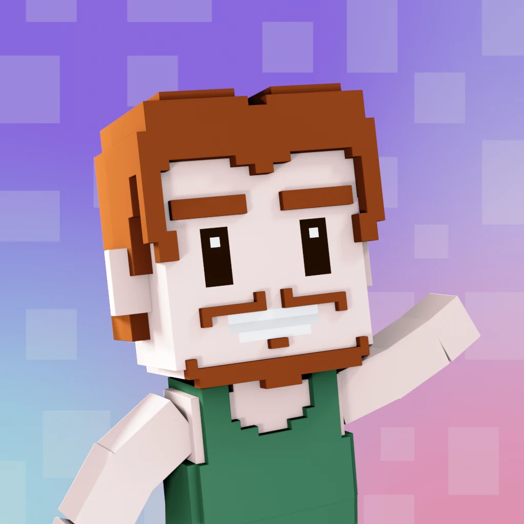 Pirate #9115 voxel render