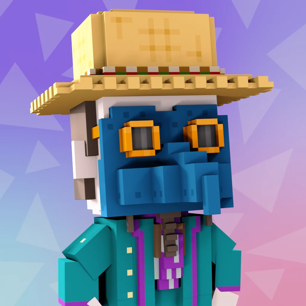 Pirate #9117 voxel render