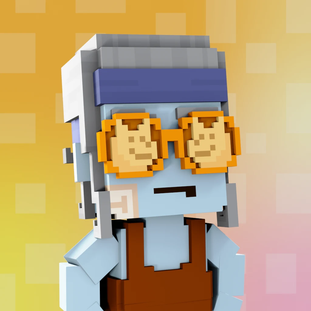 Pirate #912 voxel render