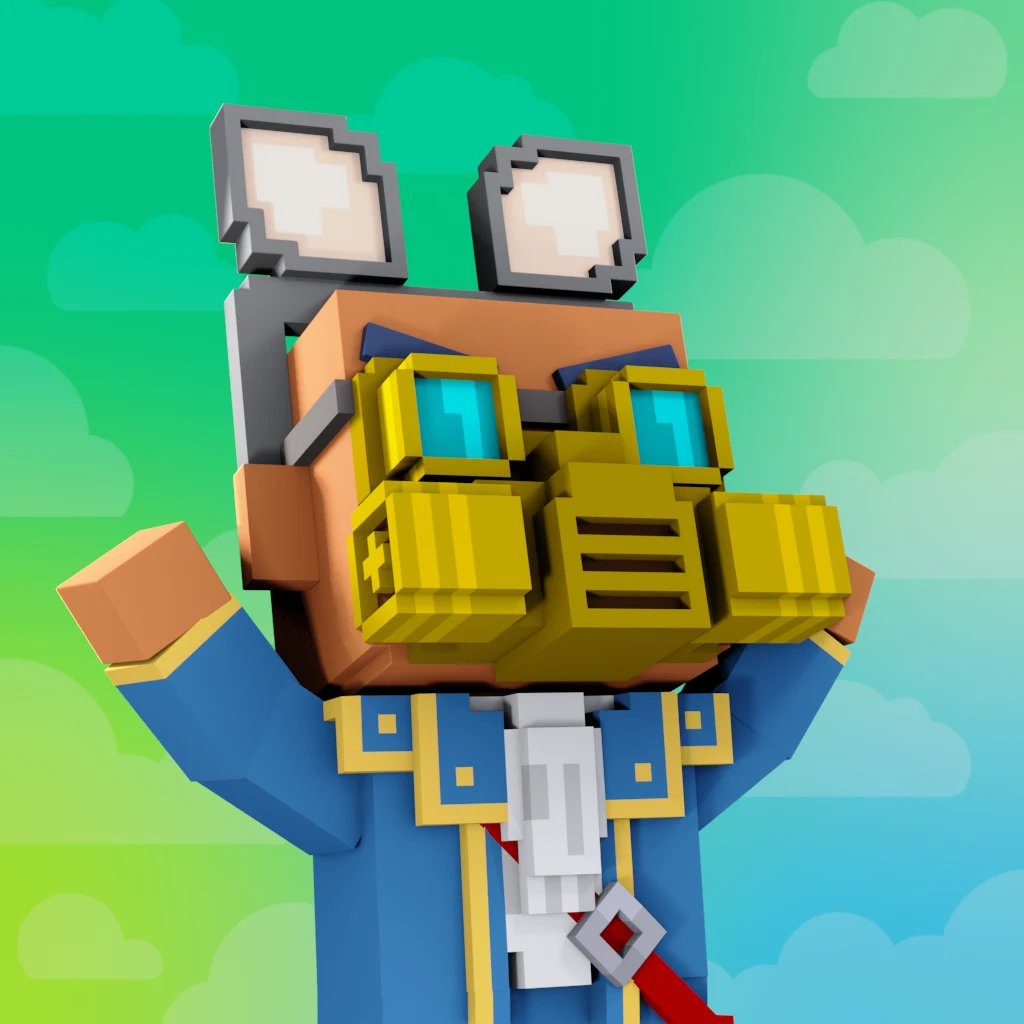 Pirate #9120 voxel render
