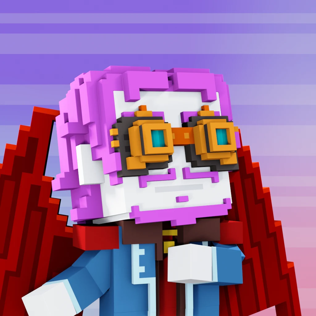 Pirate #9123 voxel render