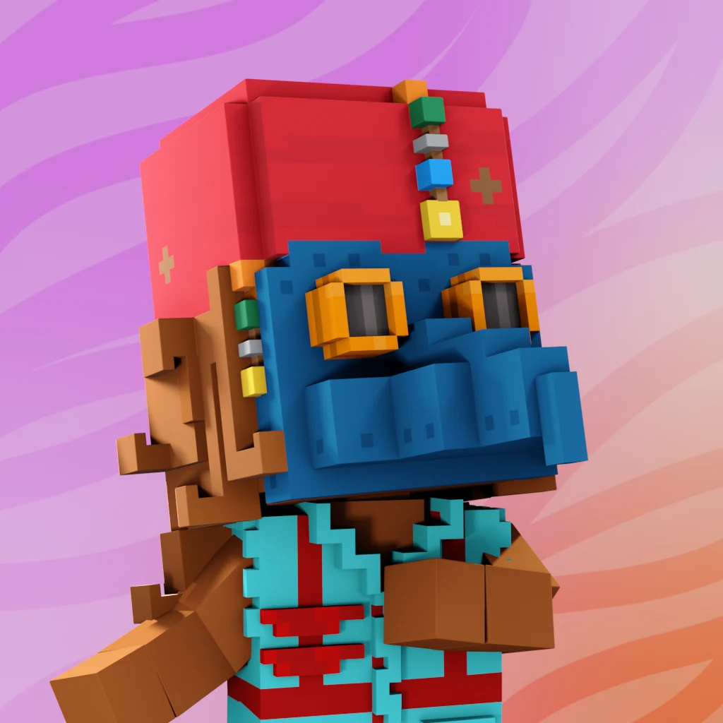 Pirate #9125 voxel render