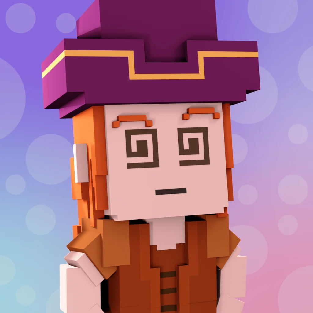 Pirate #913 voxel render