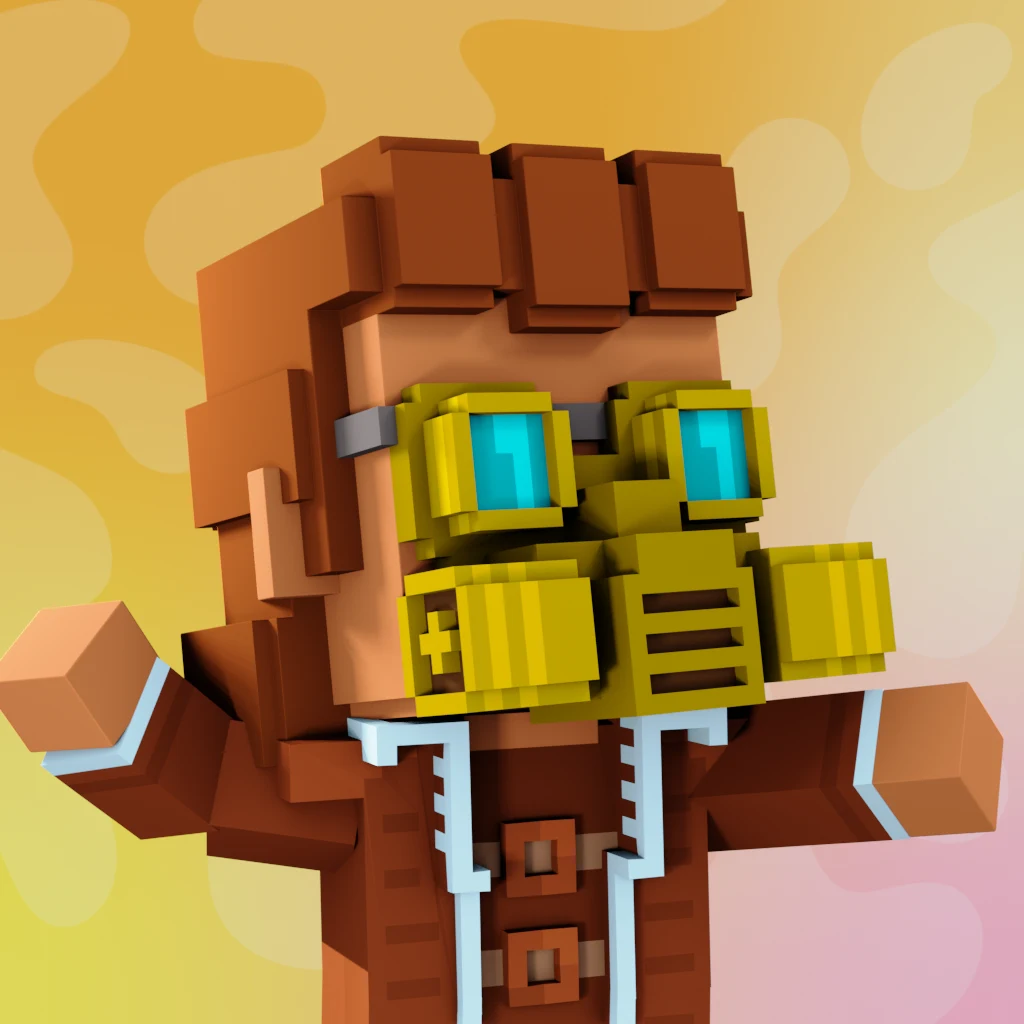 Pirate #9131 voxel render
