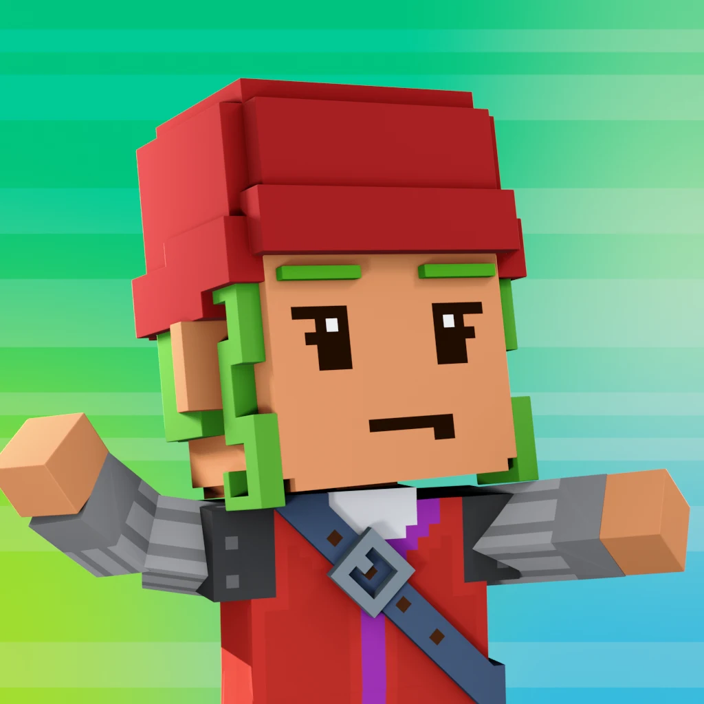 Pirate #9137 voxel render