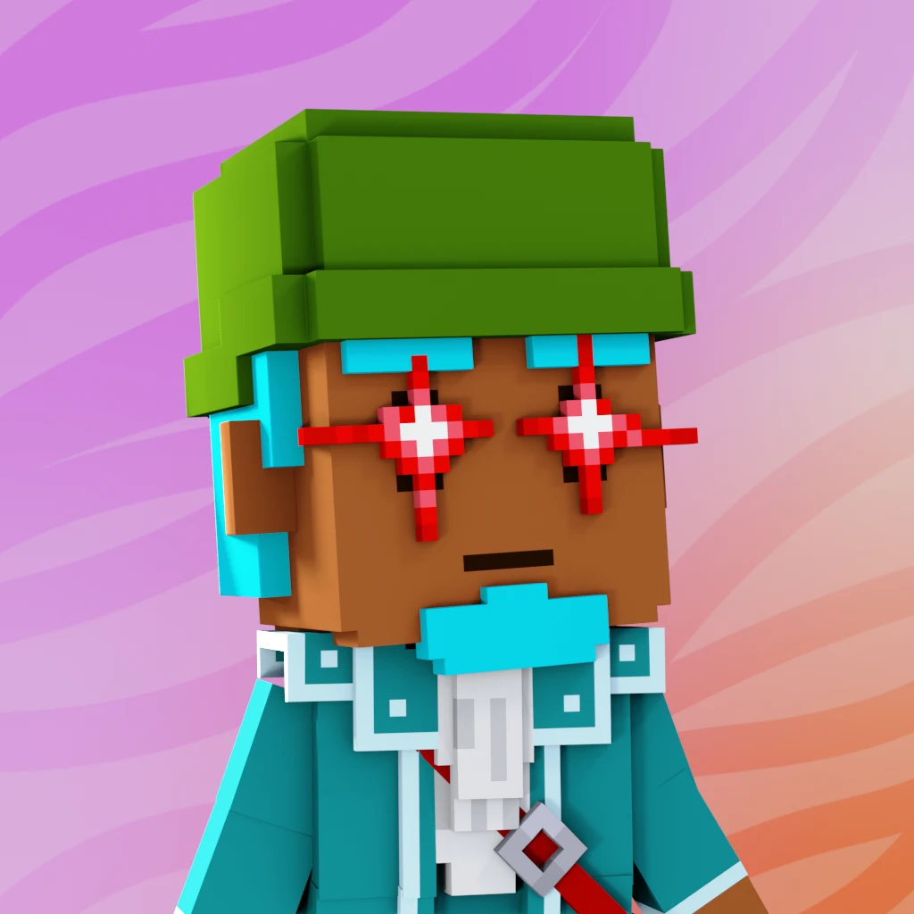 Pirate #9138 voxel render