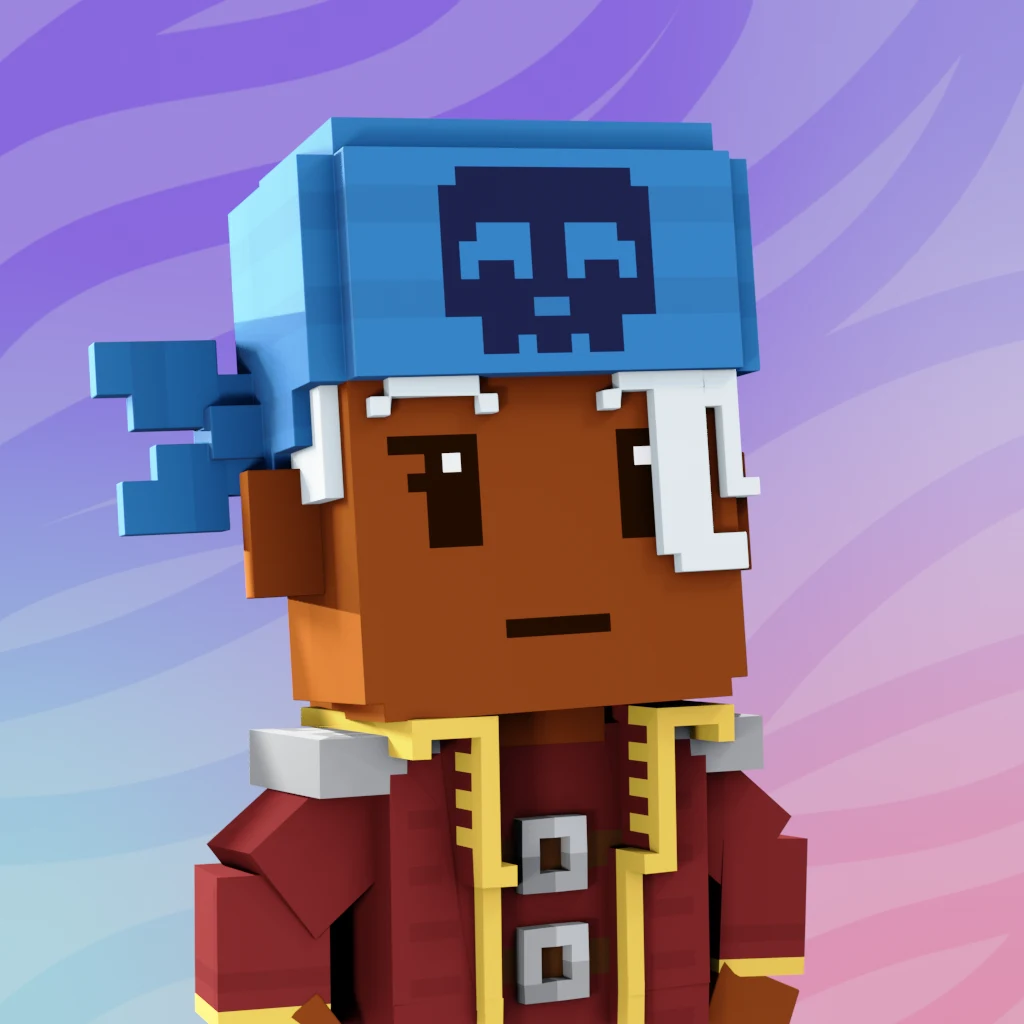 Pirate #9143 voxel render