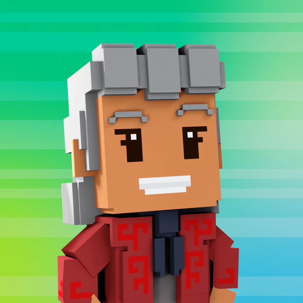 Pirate #9144 voxel render
