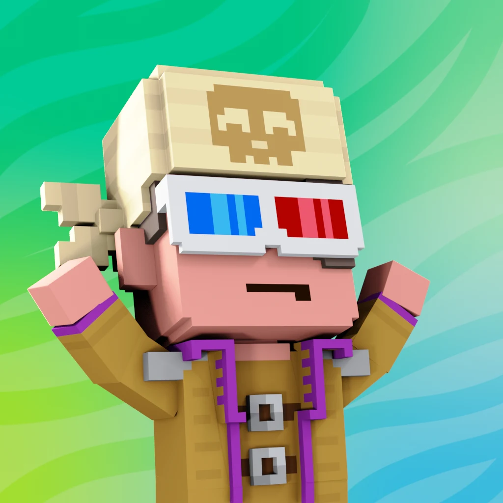 Pirate #9145 voxel render