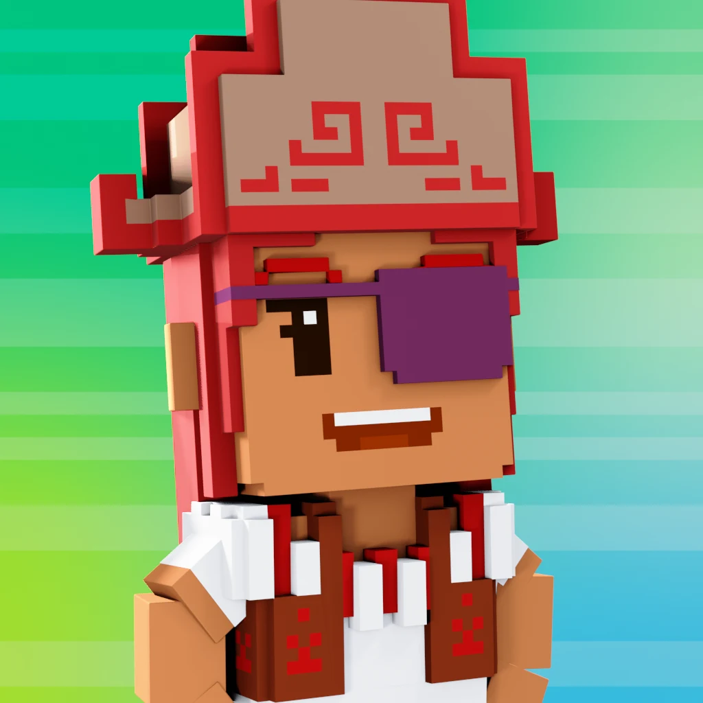 Pirate #9146 voxel render