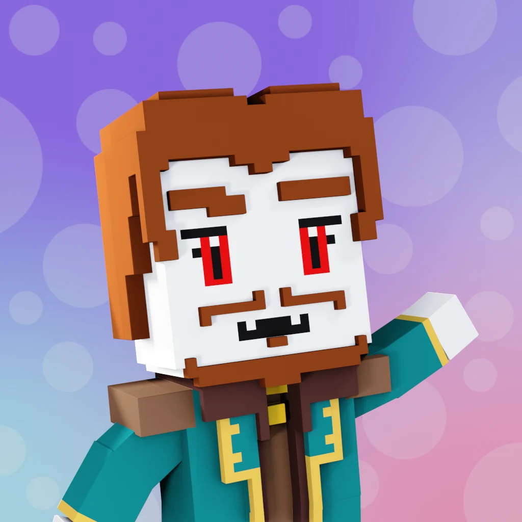 Pirate #9148 voxel render