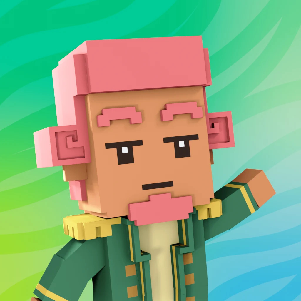 Pirate #9149 voxel render