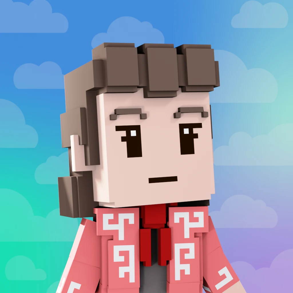 Pirate #915 voxel render
