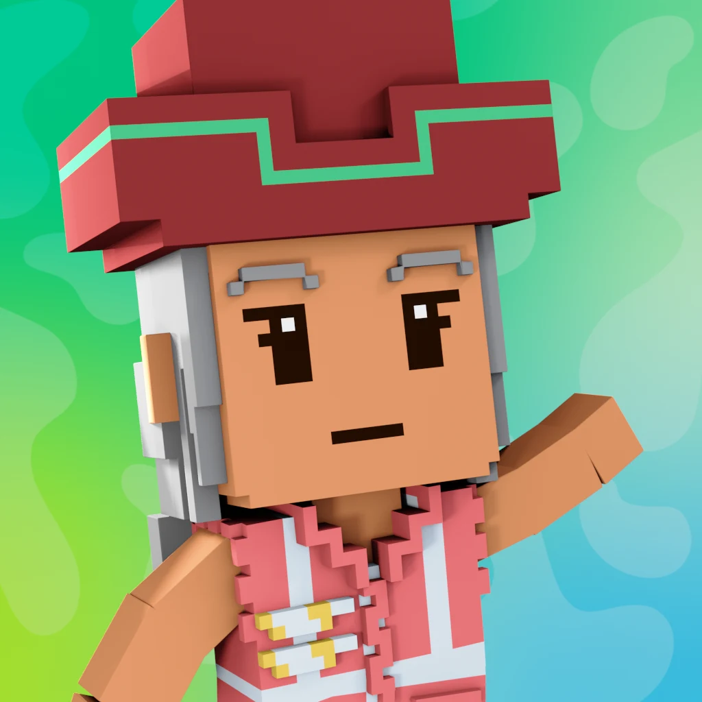 Pirate #9150 voxel render