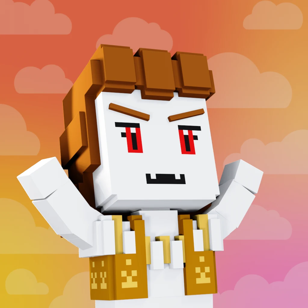 Pirate #9151 voxel render