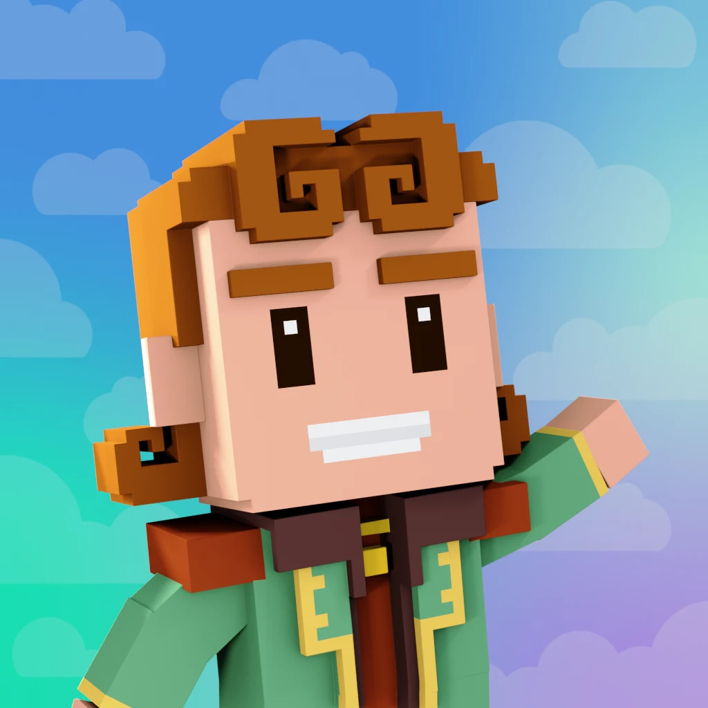 Pirate #9152 voxel render