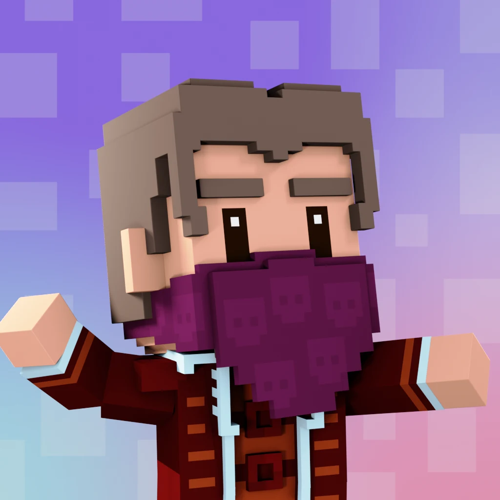 Pirate #9153 voxel render