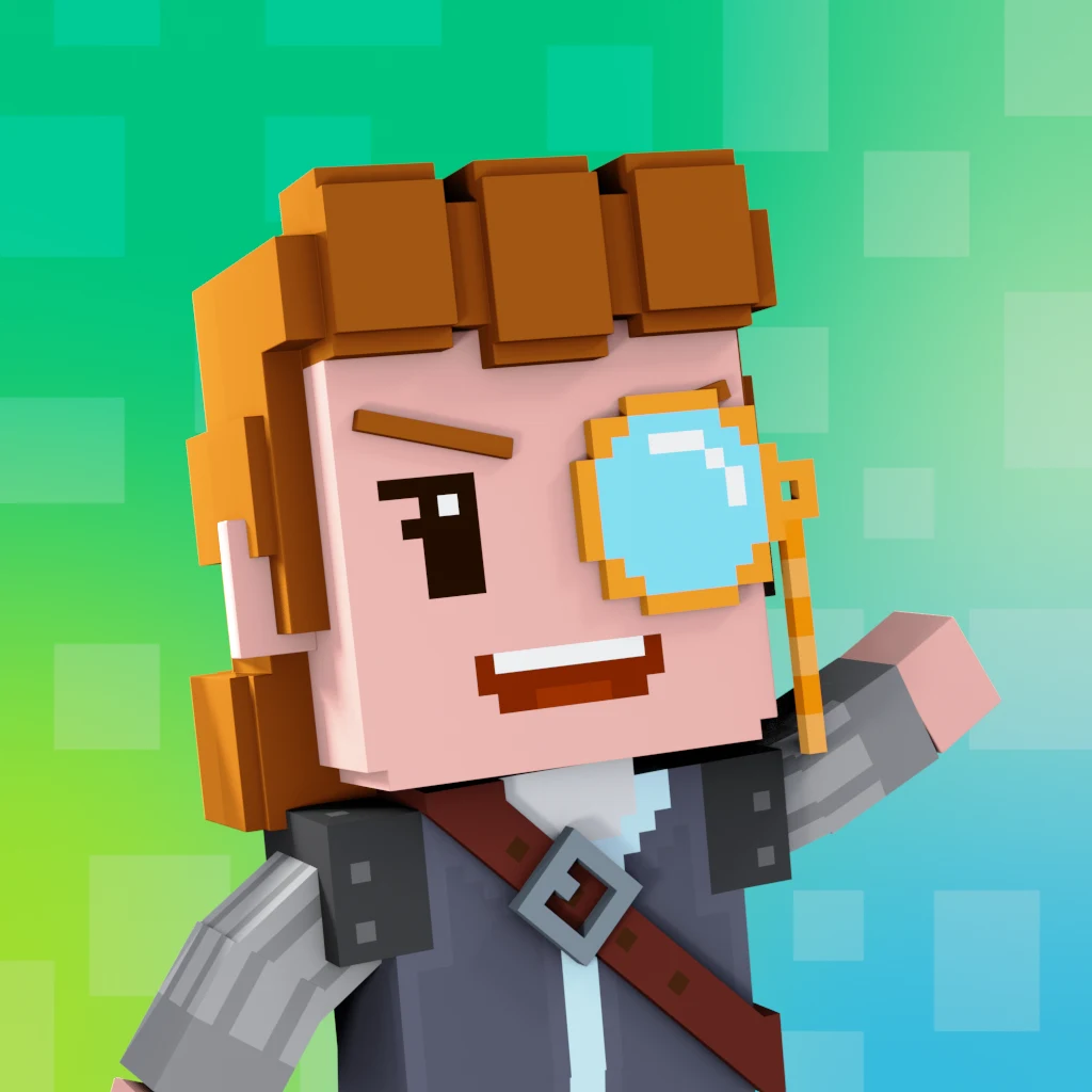 Pirate #9156 voxel render