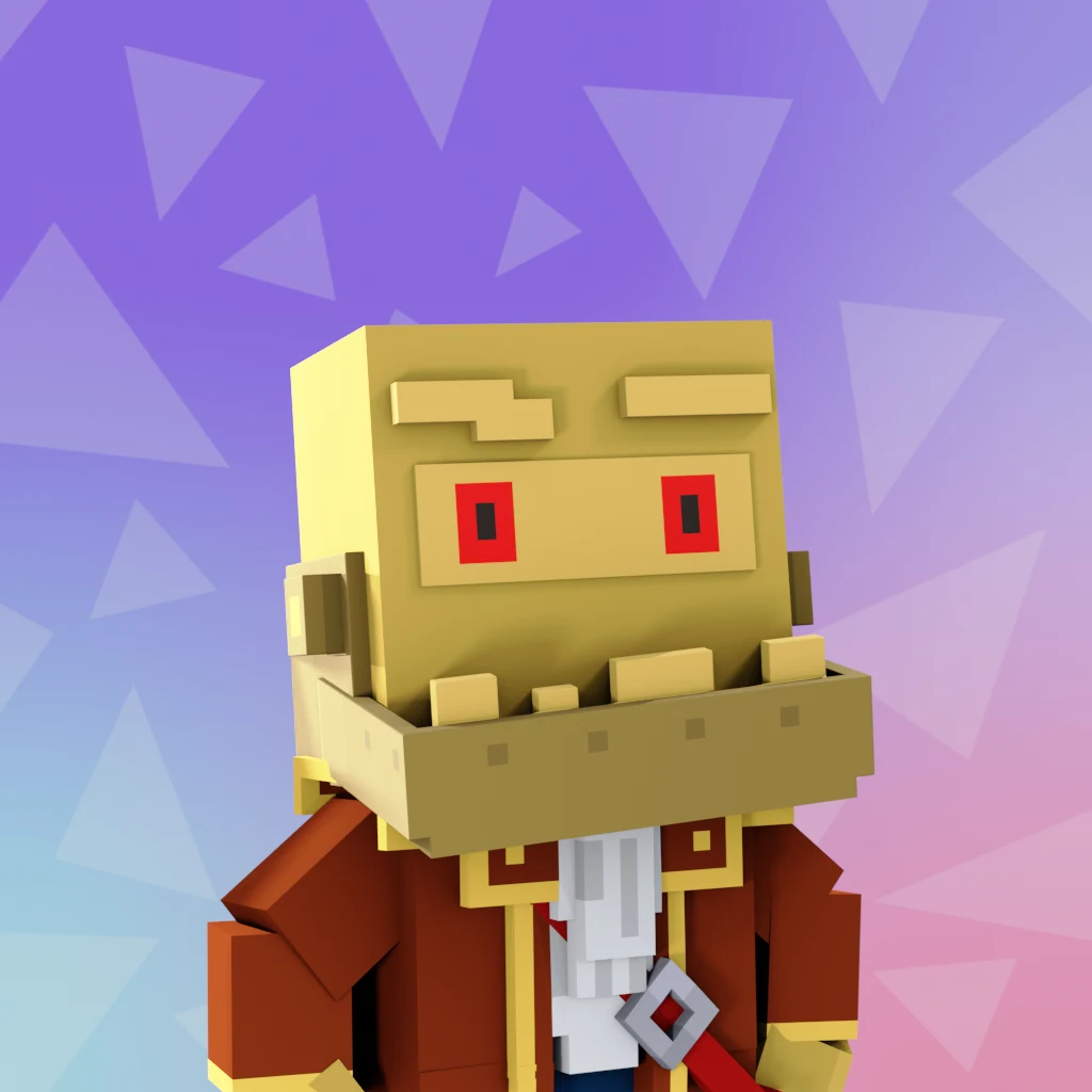 Pirate #9159 voxel render