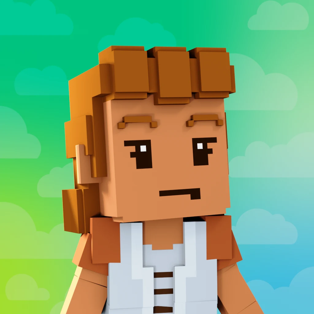 Pirate #9161 voxel render