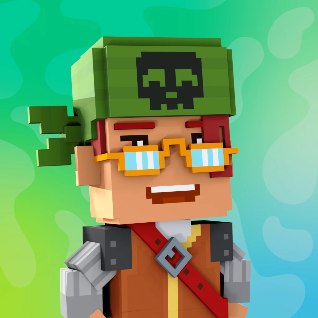 Pirate #9163 voxel render
