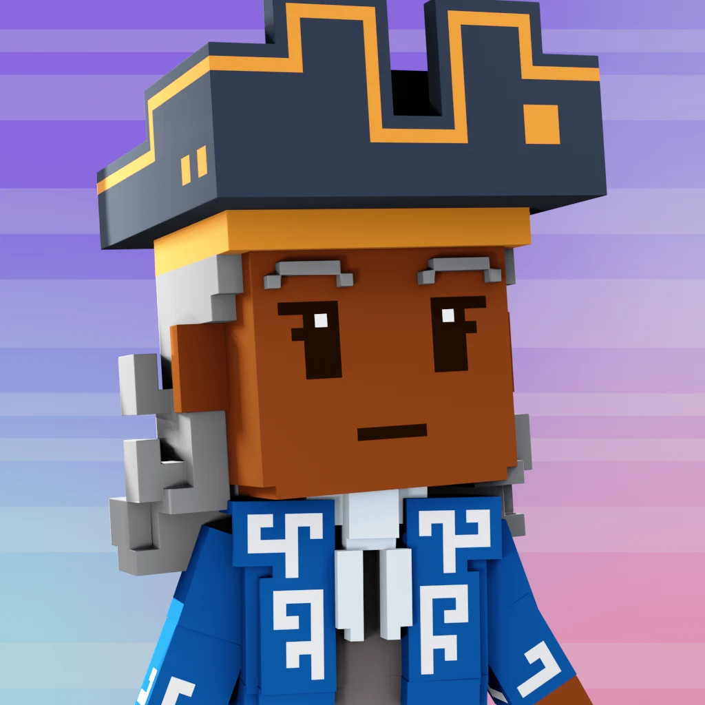 Pirate #9167 voxel render