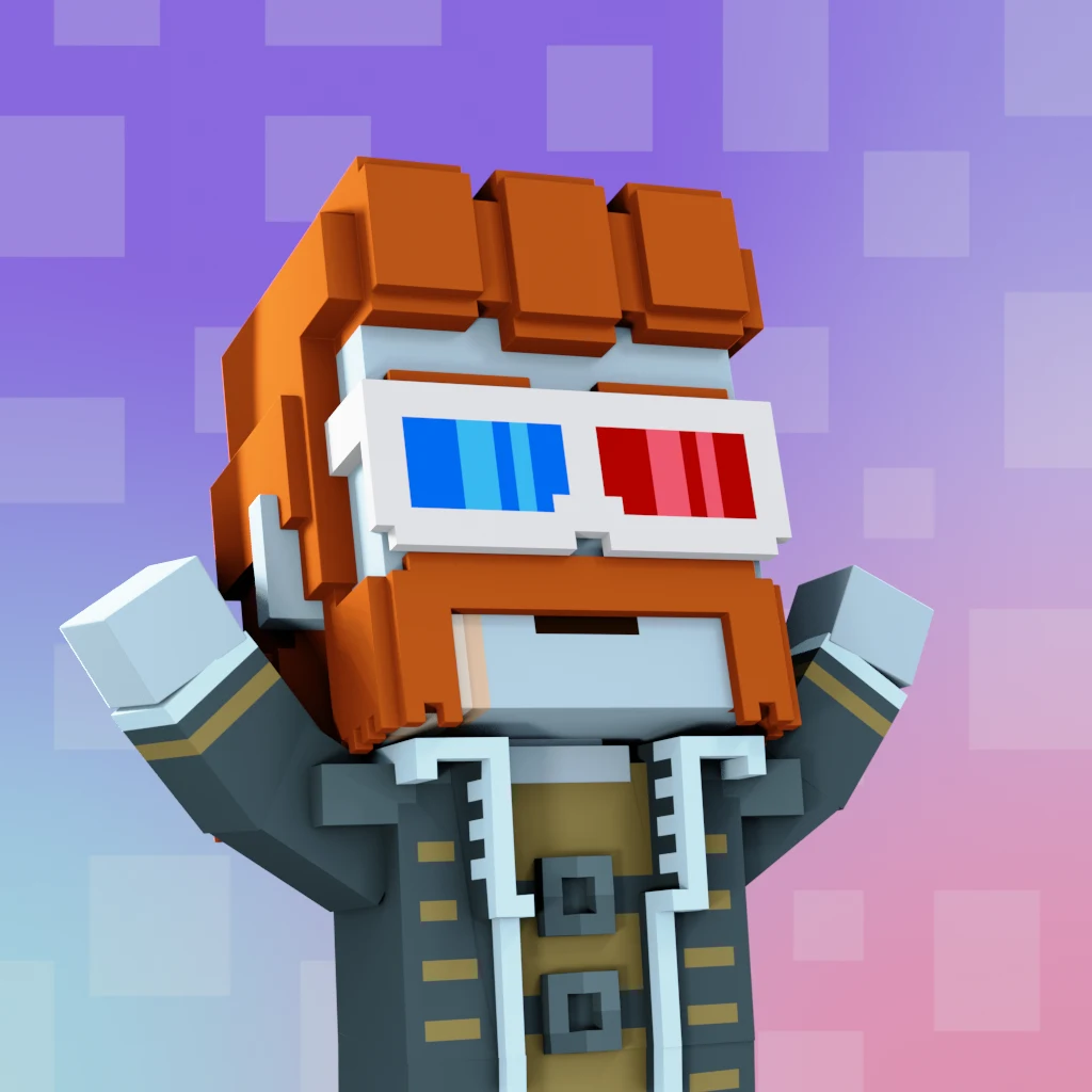 Pirate #9168 voxel render