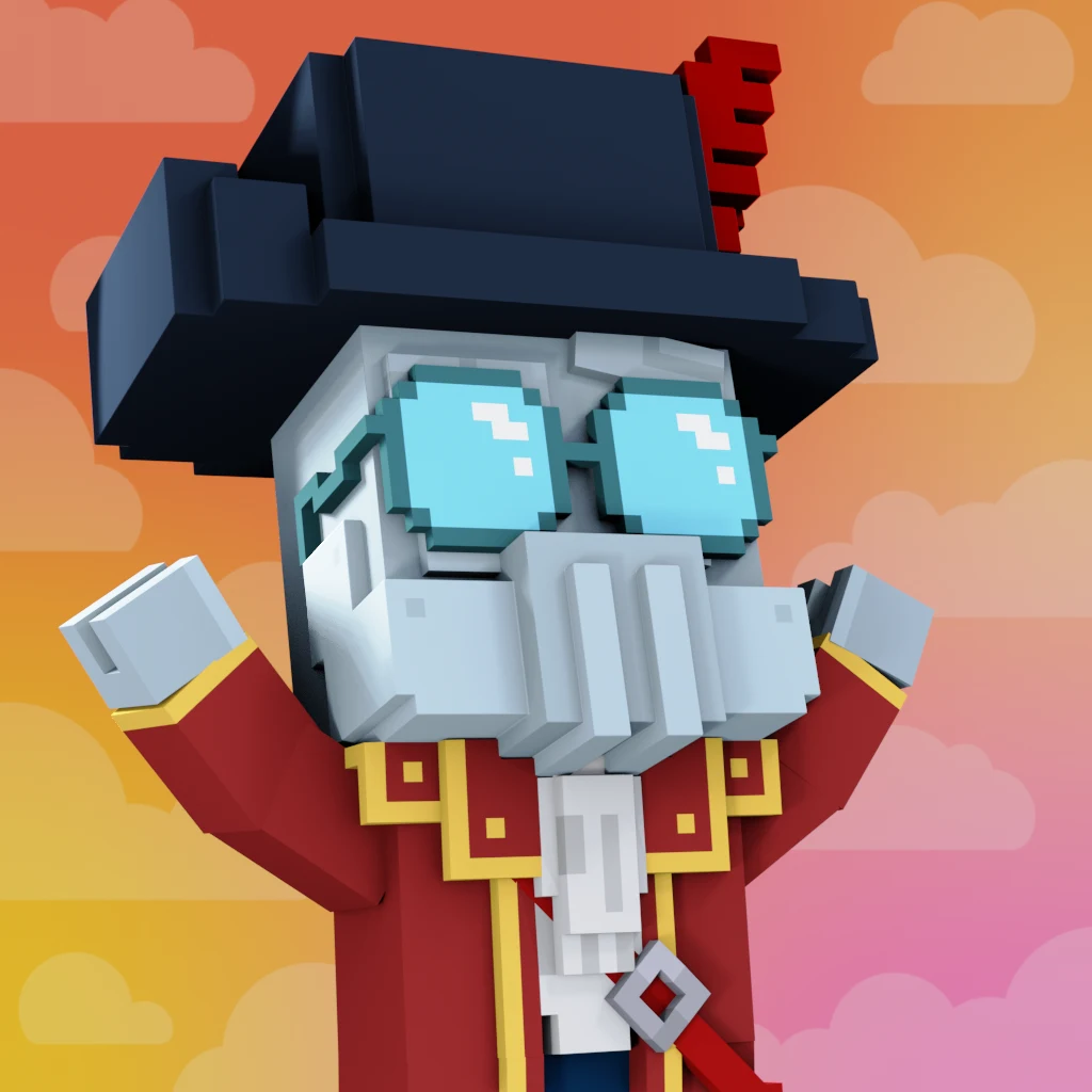 Pirate #9170 voxel render