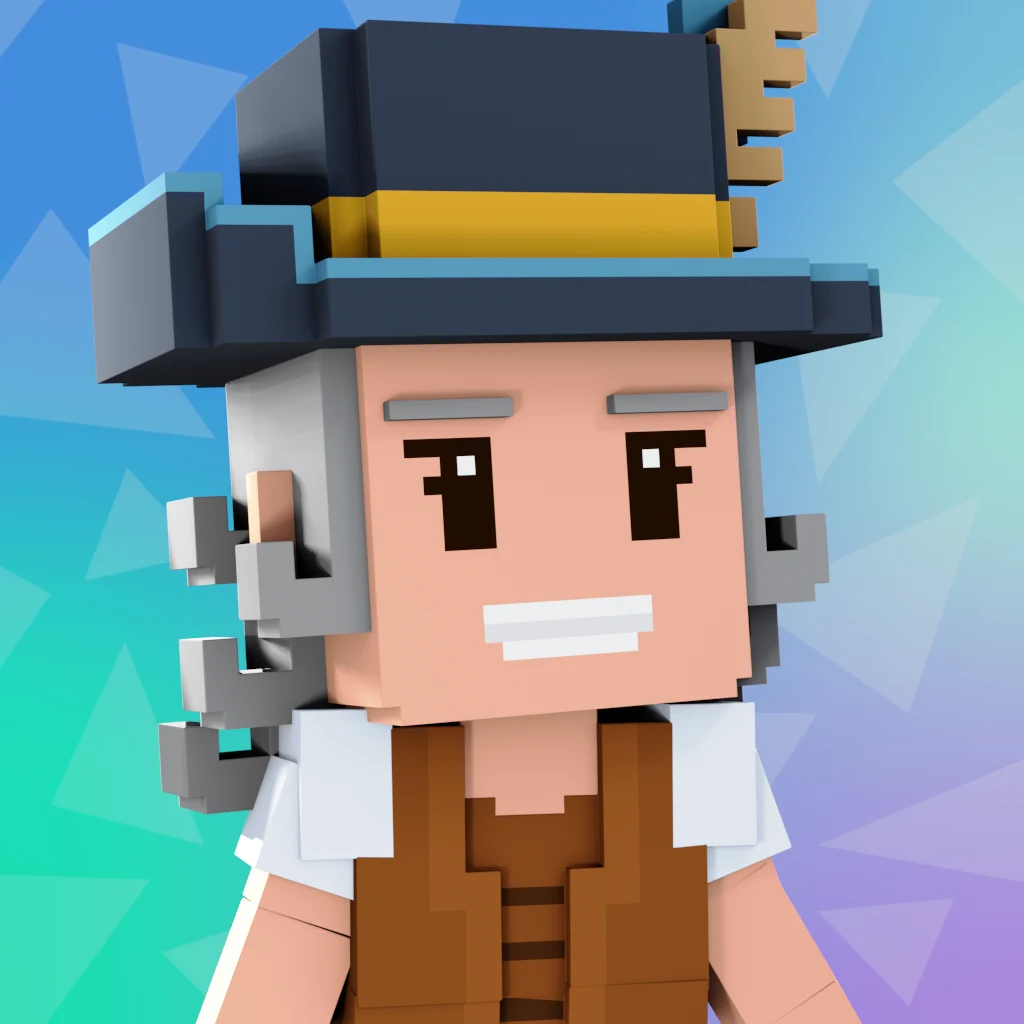 Pirate #9171 voxel render