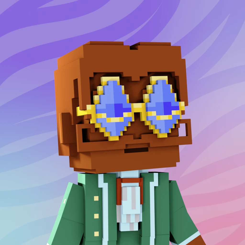 Pirate #9172 voxel render
