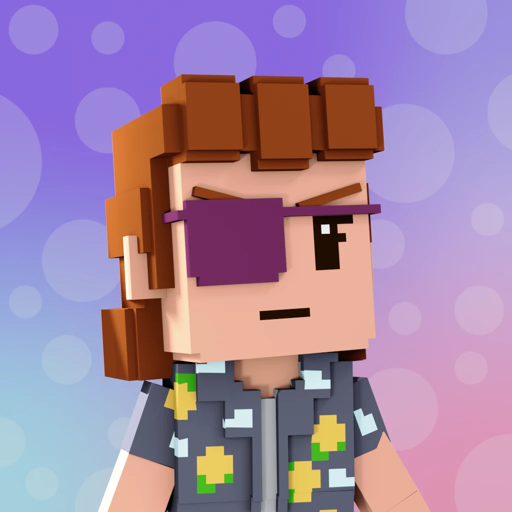 Pirate #9173 voxel render