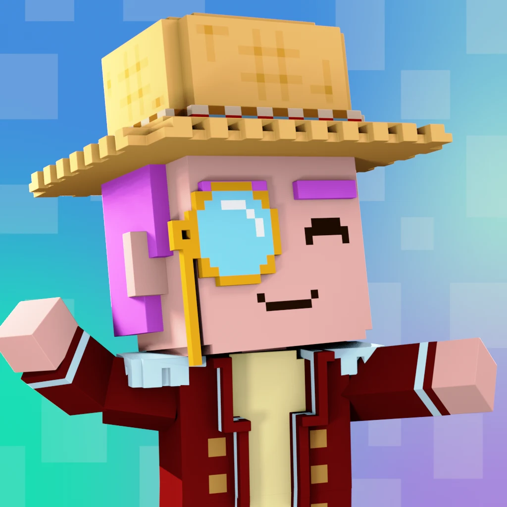 Pirate #918 voxel render