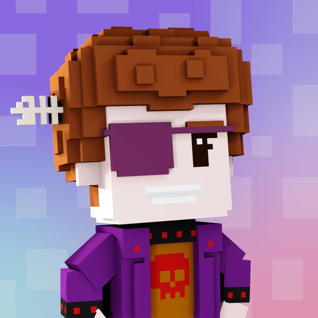 Pirate #9180 voxel render