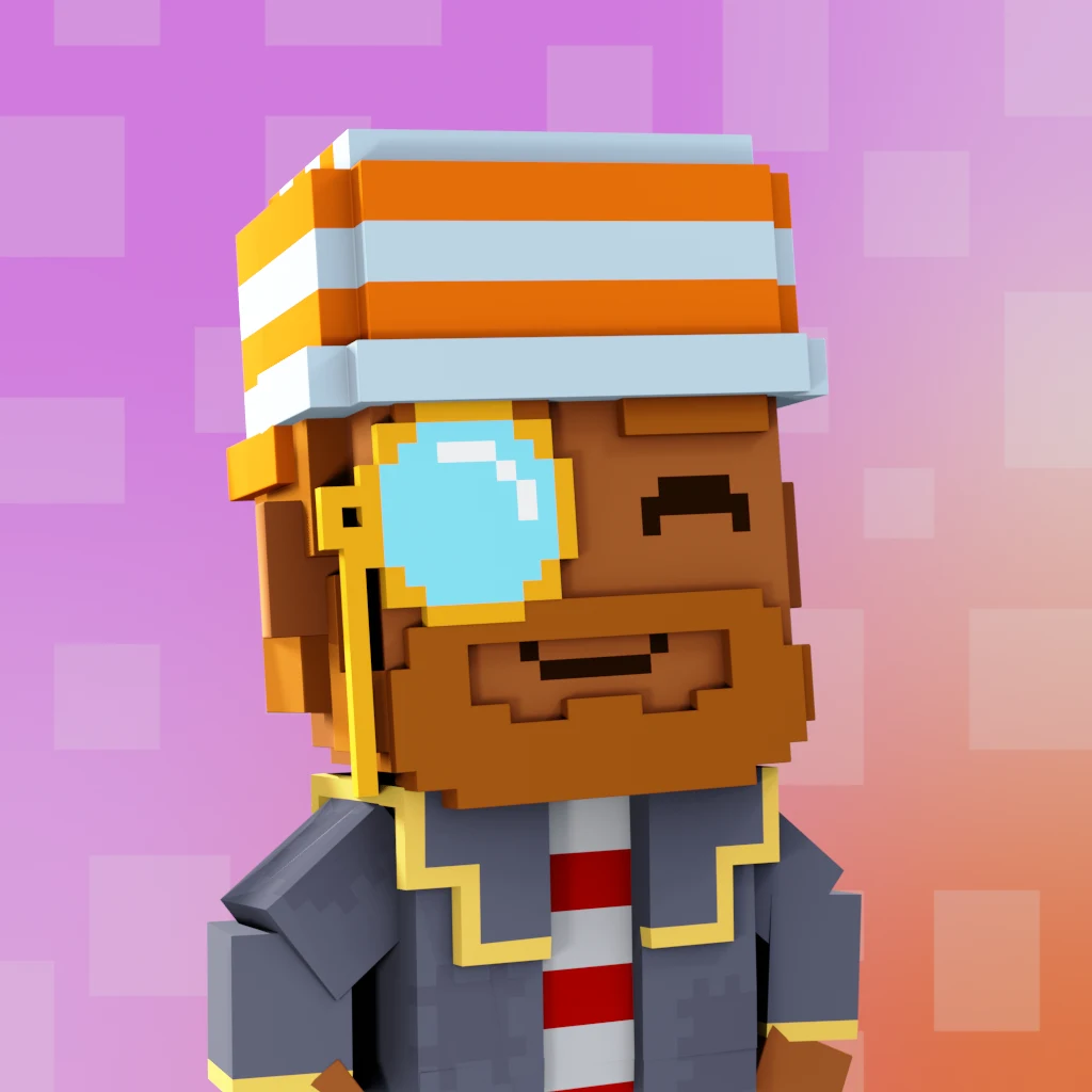 Pirate #9181 voxel render