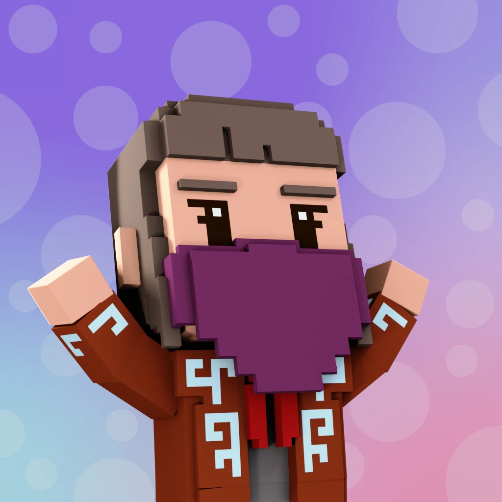 Pirate #9182 voxel render