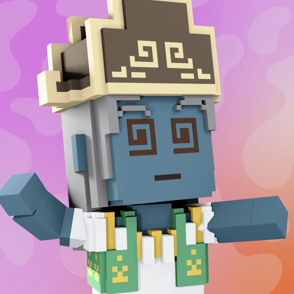 Pirate #9186 voxel render