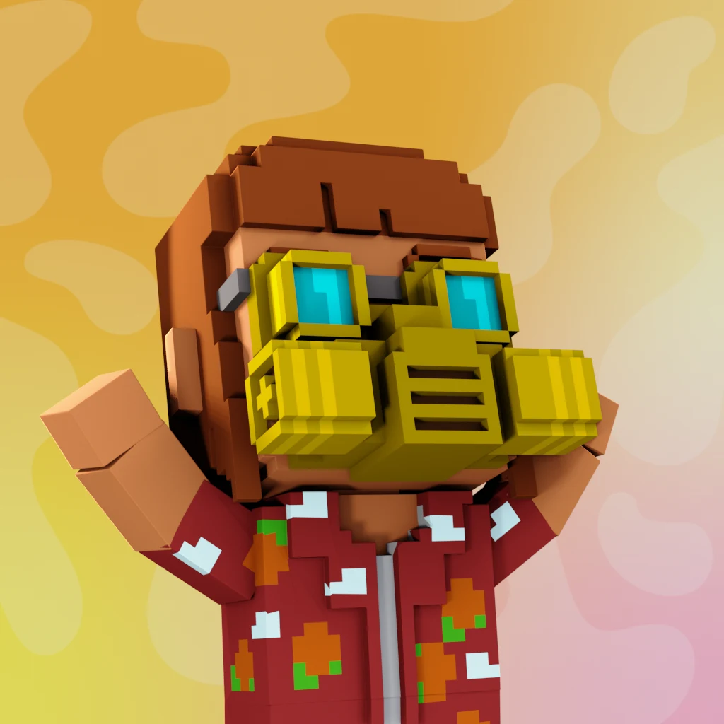 Pirate #9192 voxel render