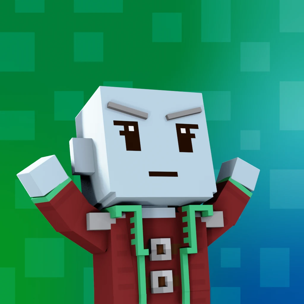 Pirate #9193 voxel render