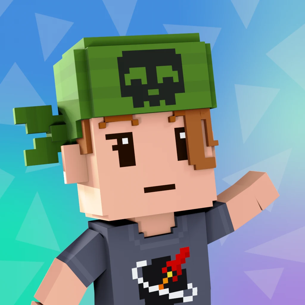 Pirate #9198 voxel render