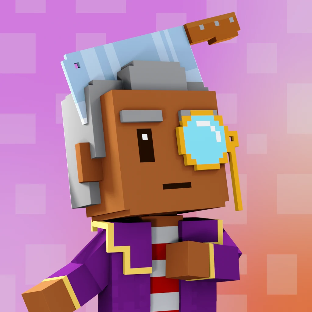 Pirate #92 voxel render