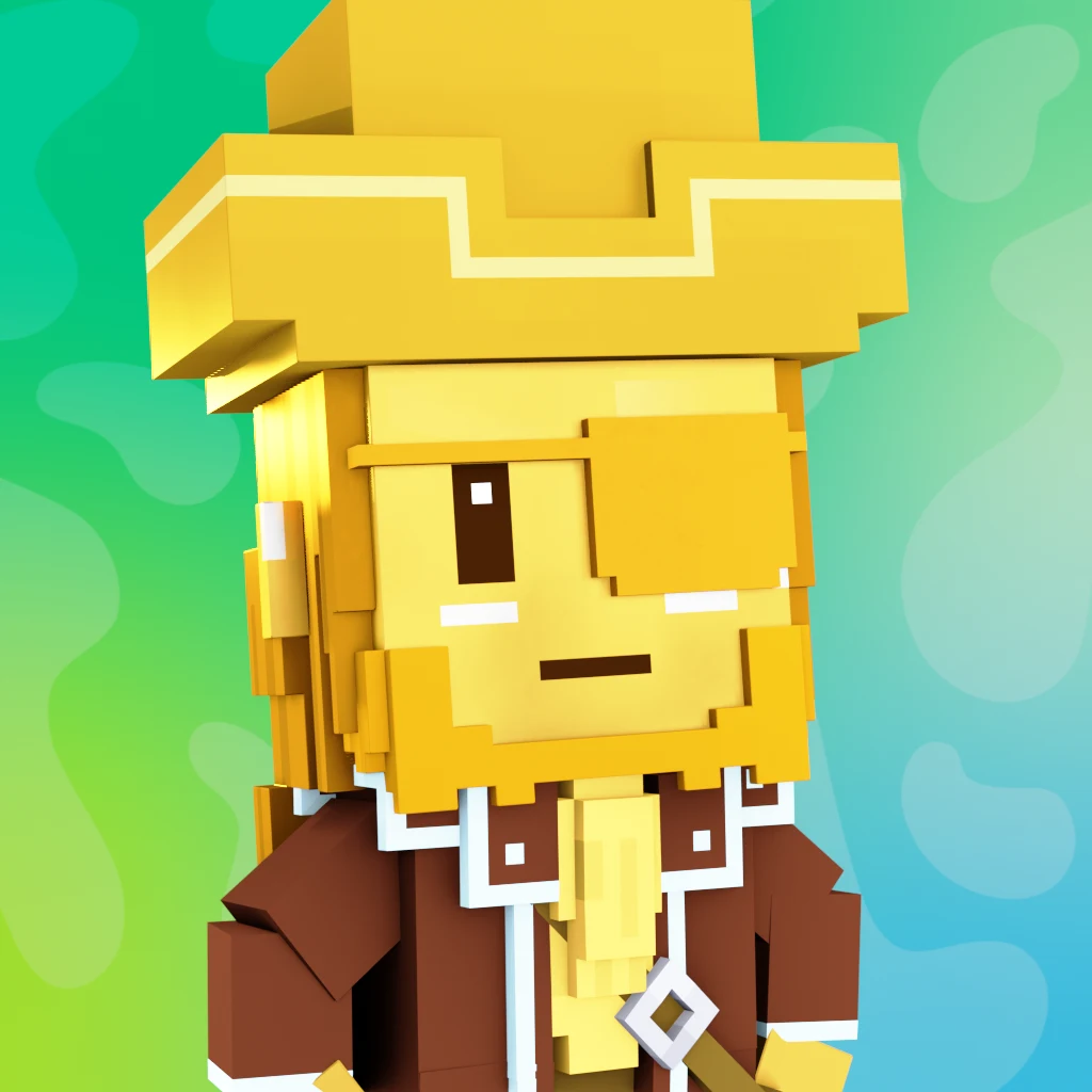 Pirate #920 voxel render