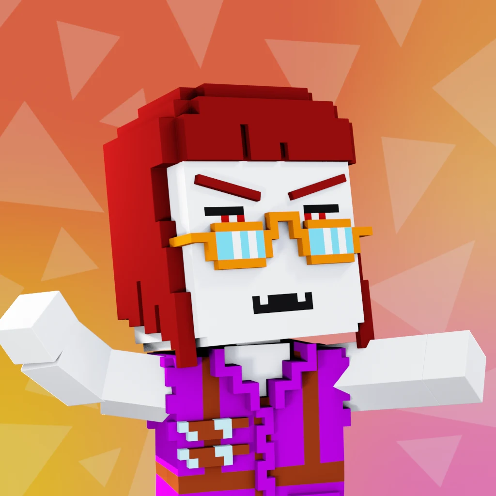 Pirate #9201 voxel render