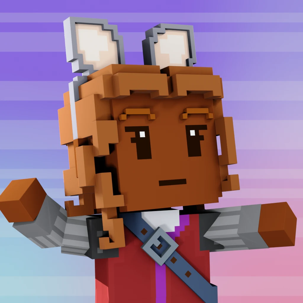 Pirate #9204 voxel render