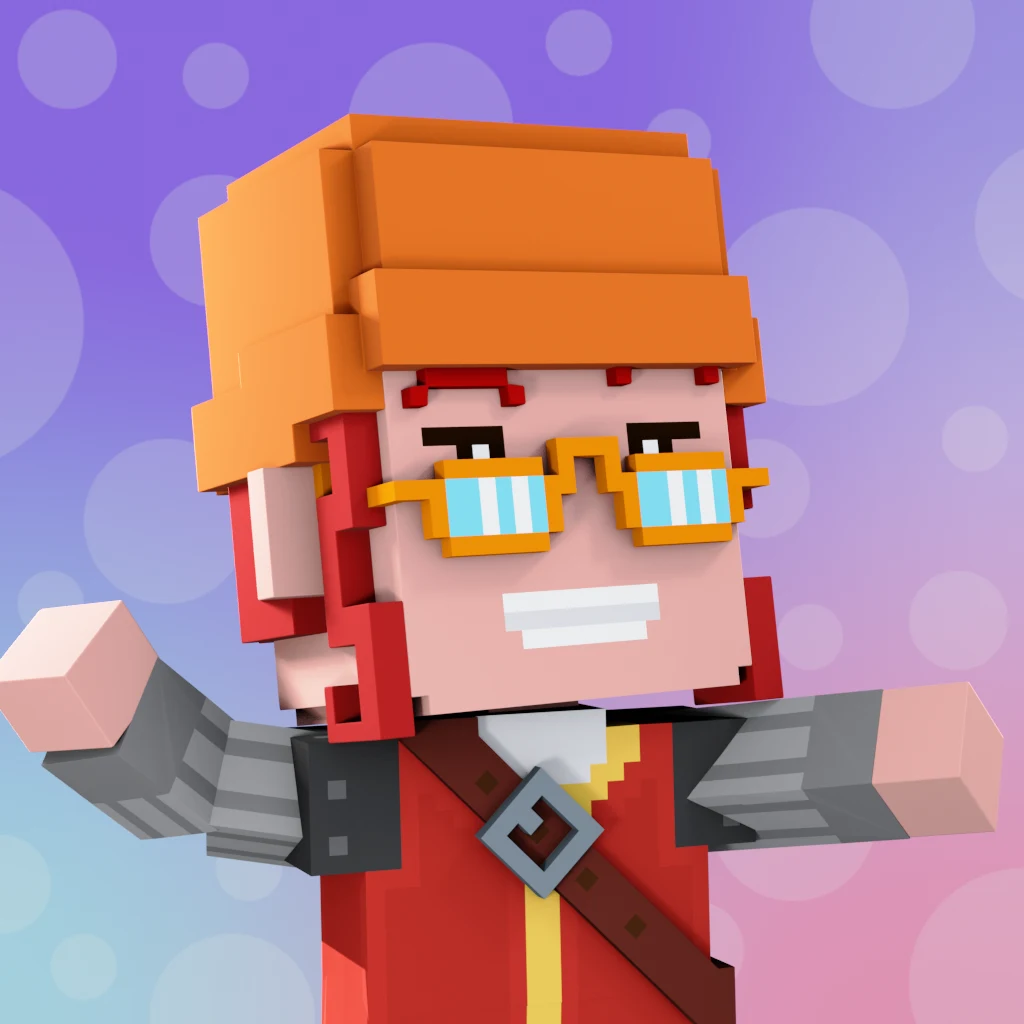 Pirate #9206 voxel render