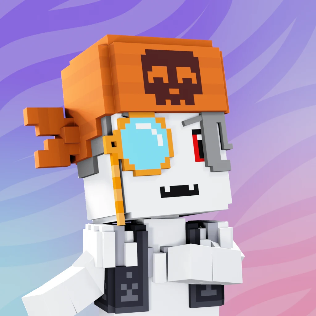 Pirate #9207 voxel render