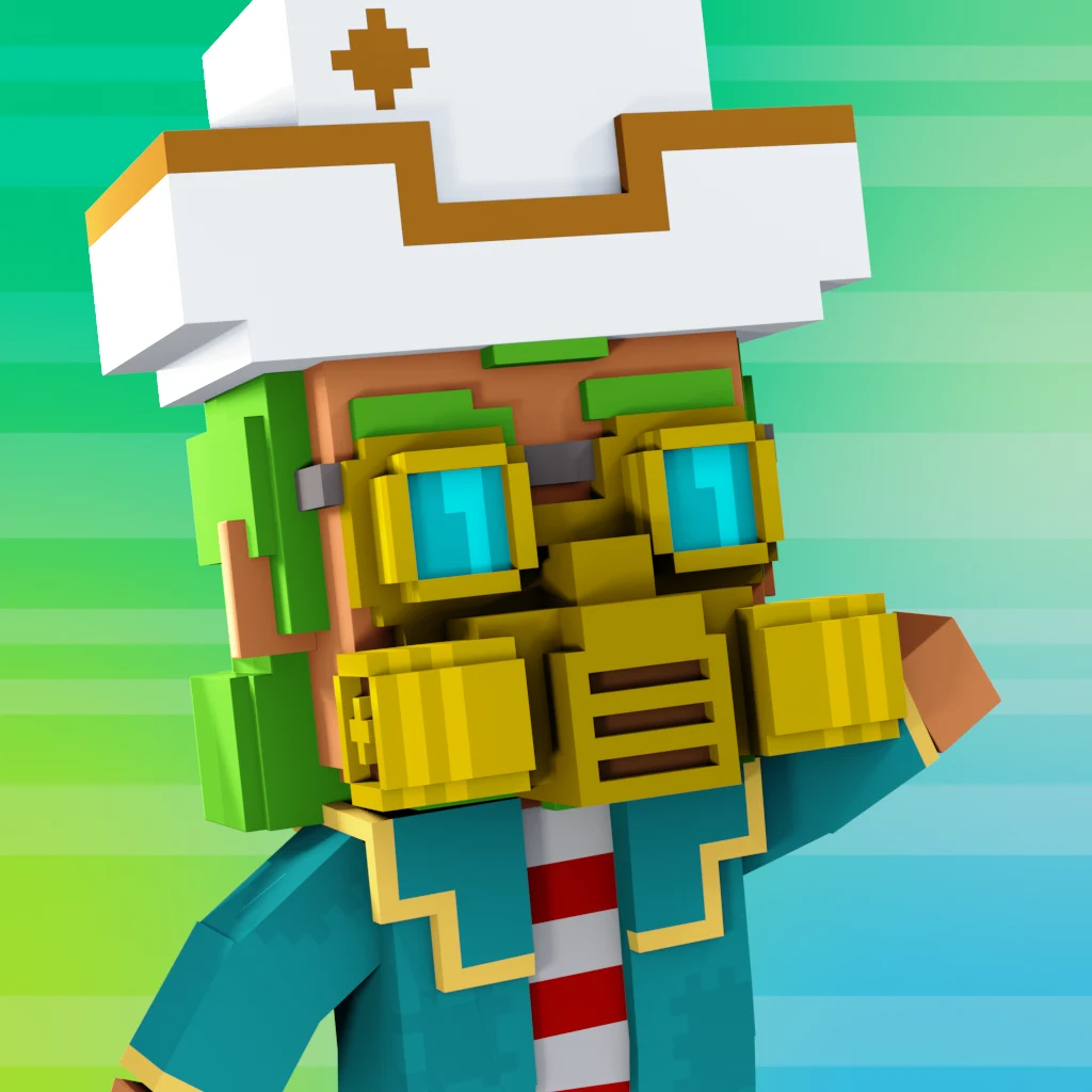 Pirate #9208 voxel render