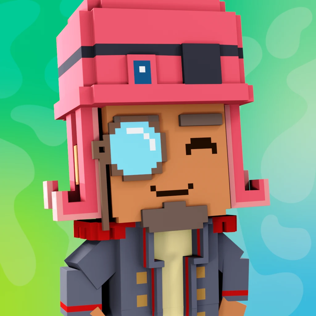 Pirate #9209 voxel render