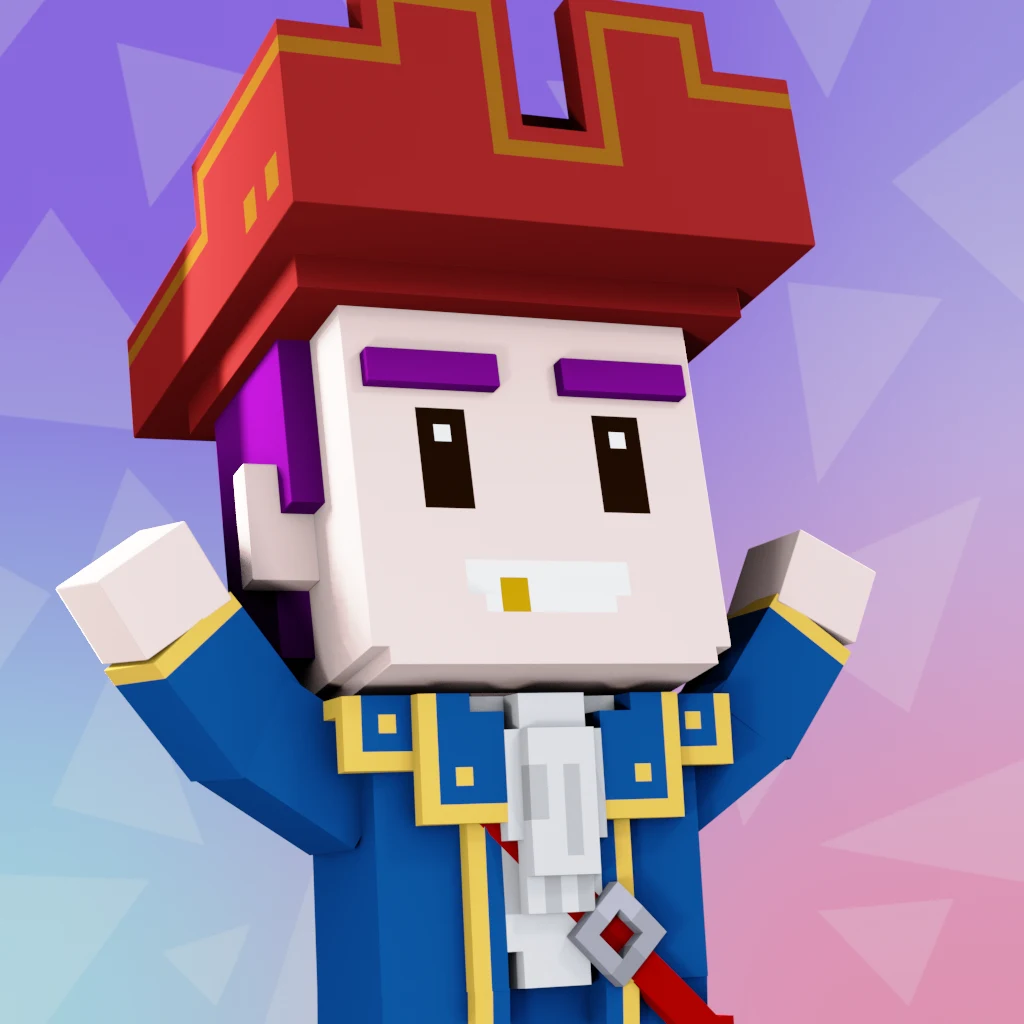 Pirate #921 voxel render