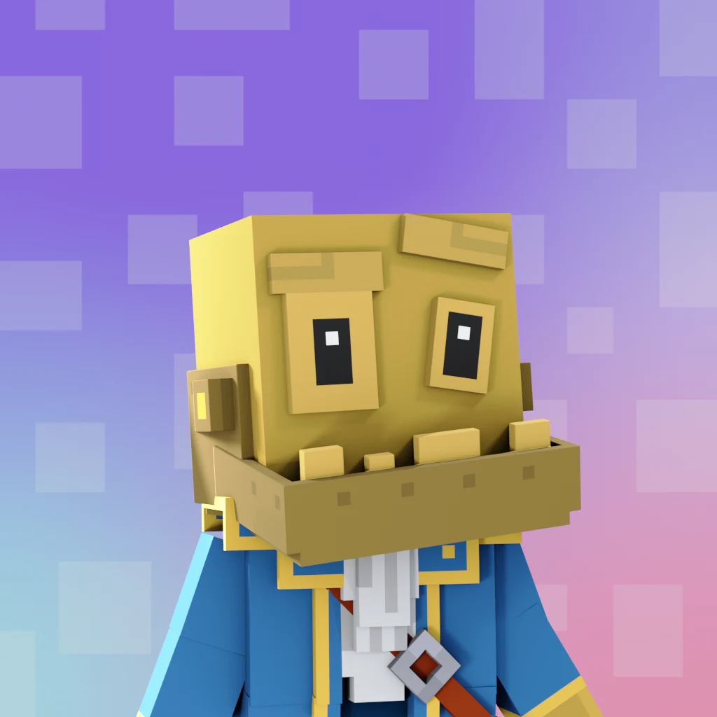 Pirate #9210 voxel render