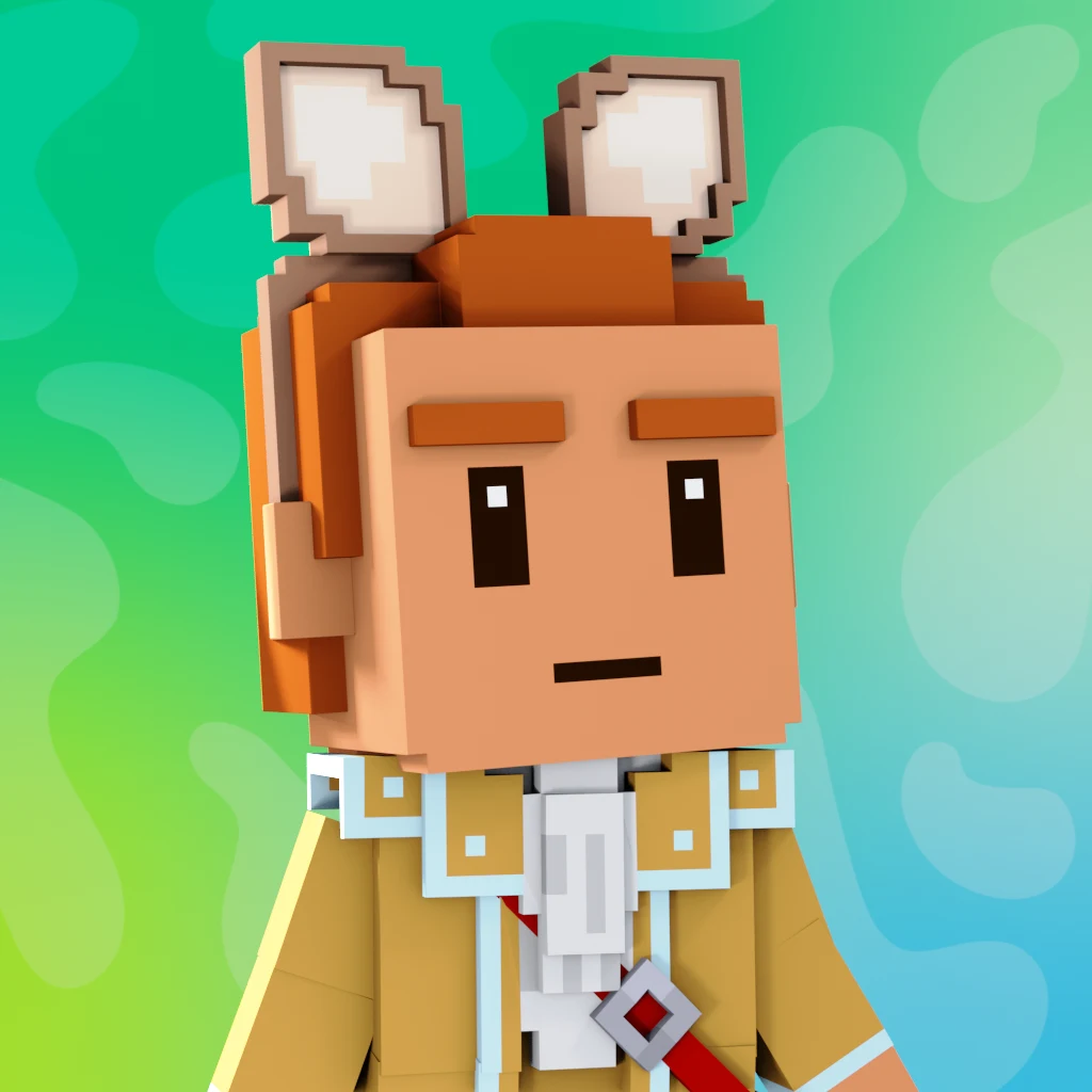 Pirate #9212 voxel render